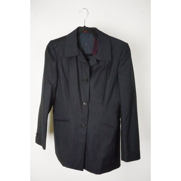 Isaia Mercurio G Fod. Blue Herringbone 100% Wool Sz 40R BRAND NEW